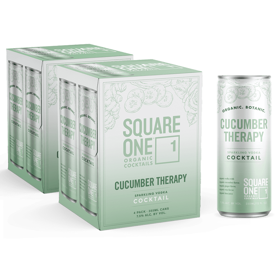 Square One Cucumber Therapy 8 Pack - Shop Square One Organic Spirits